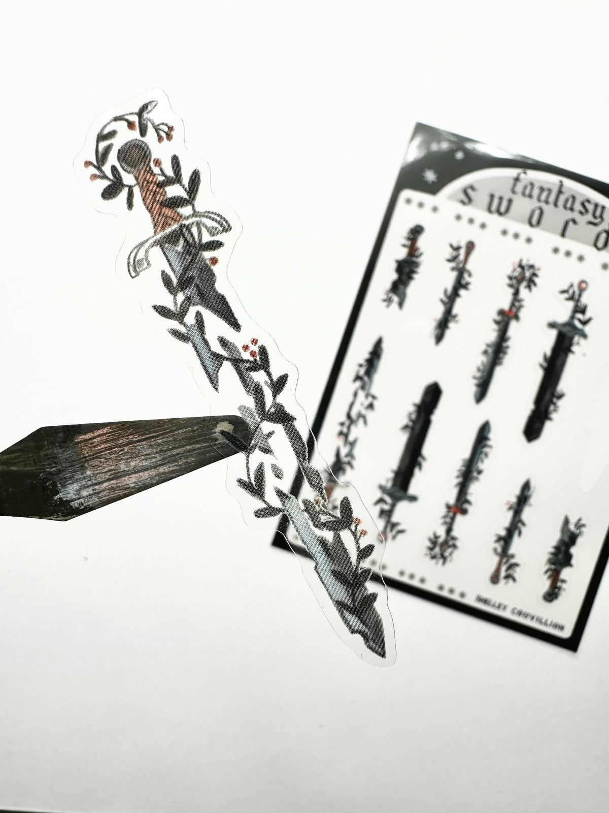 Fantasy Swords sticker sheet