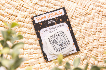 Vintage Stamps Embroidery Stick n Stitch Pack, Patchwork