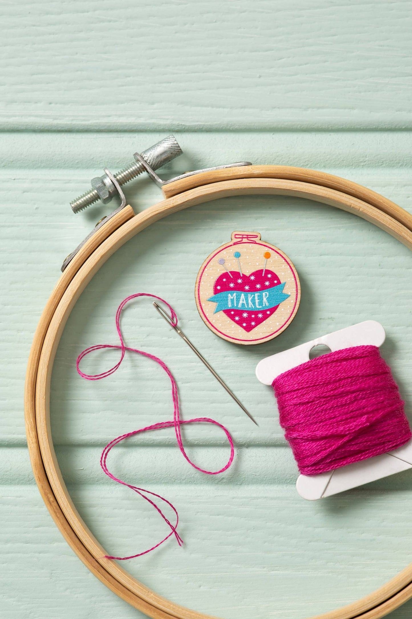 Maker Pincushion Magnetic Needle Minder | Gift for Crafters