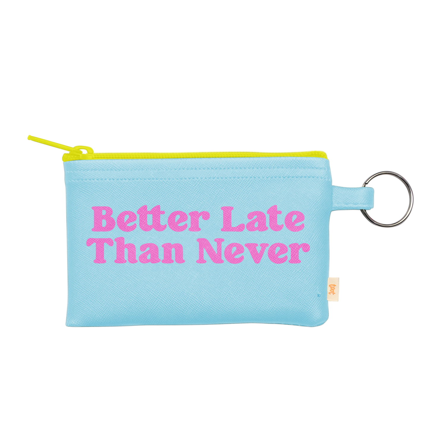 NEW! Colorblock Penny Key Ring: Stay Toxic