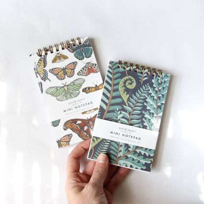 Butterfly + Moth Mini Spiral Notepad