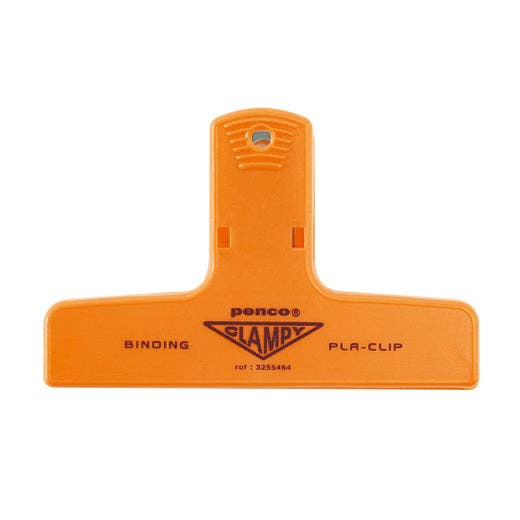 Plastic Clip: Clear Red