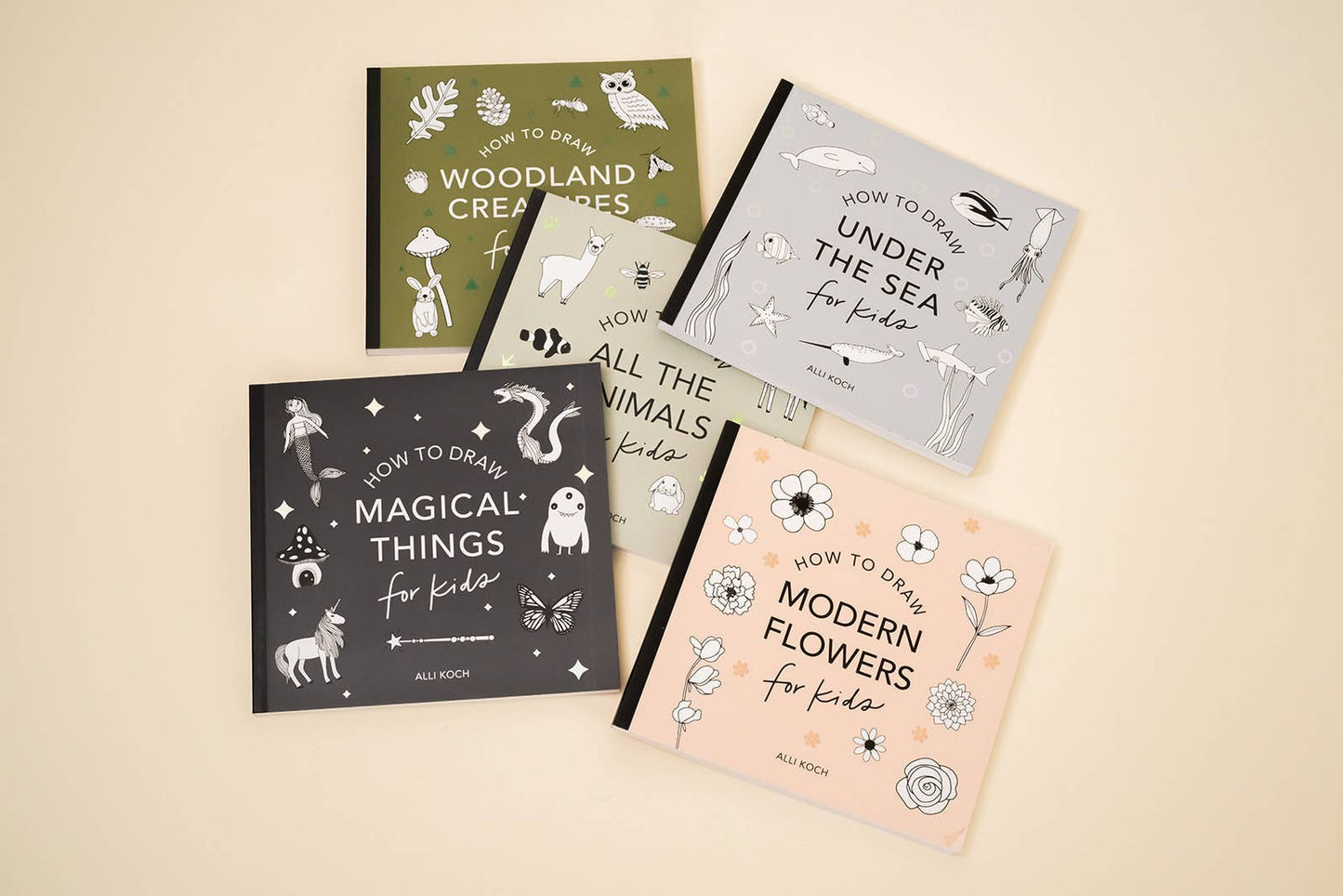 How to Draw So Many Things: Set of 5 Books for Kids (Easter)