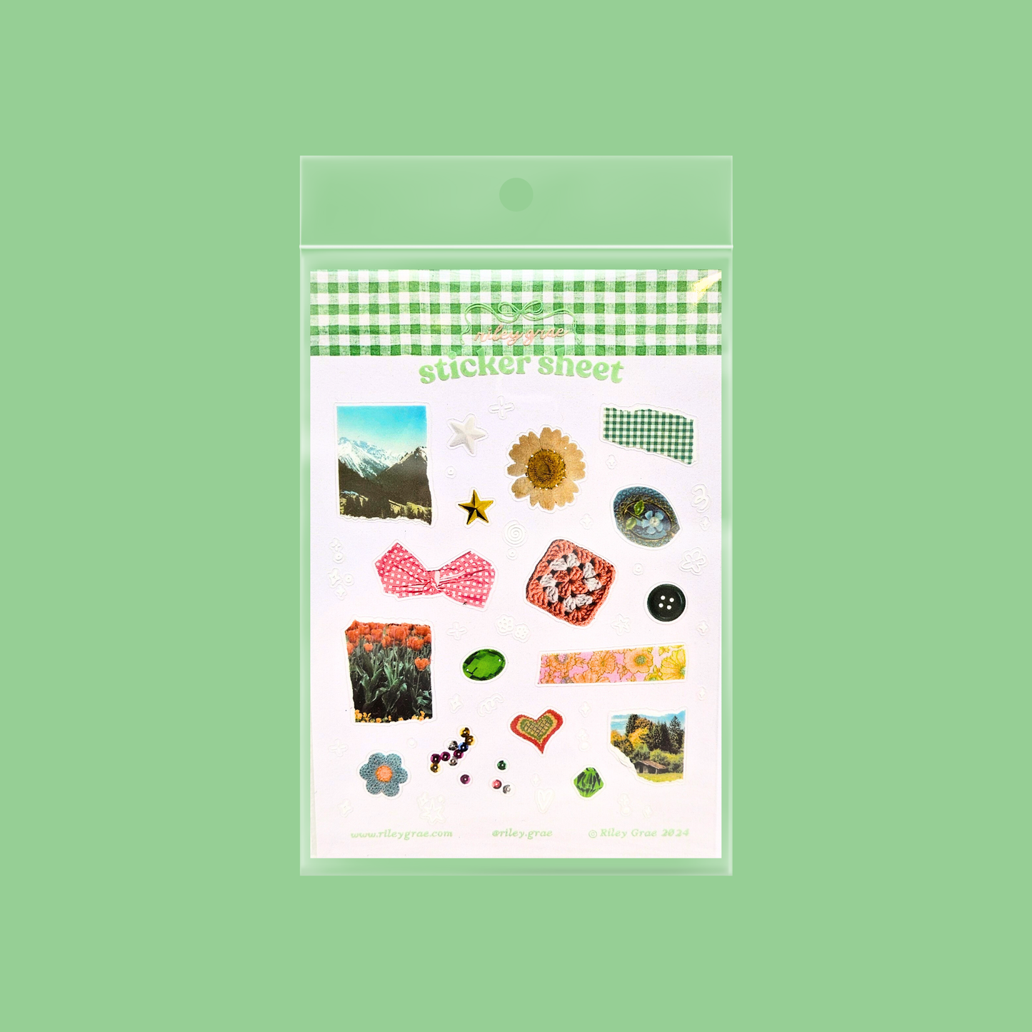 Scrap Book Sticker Sheet