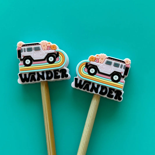 Knitting Needle Point Protectors Wander Wagon Travel Hiking