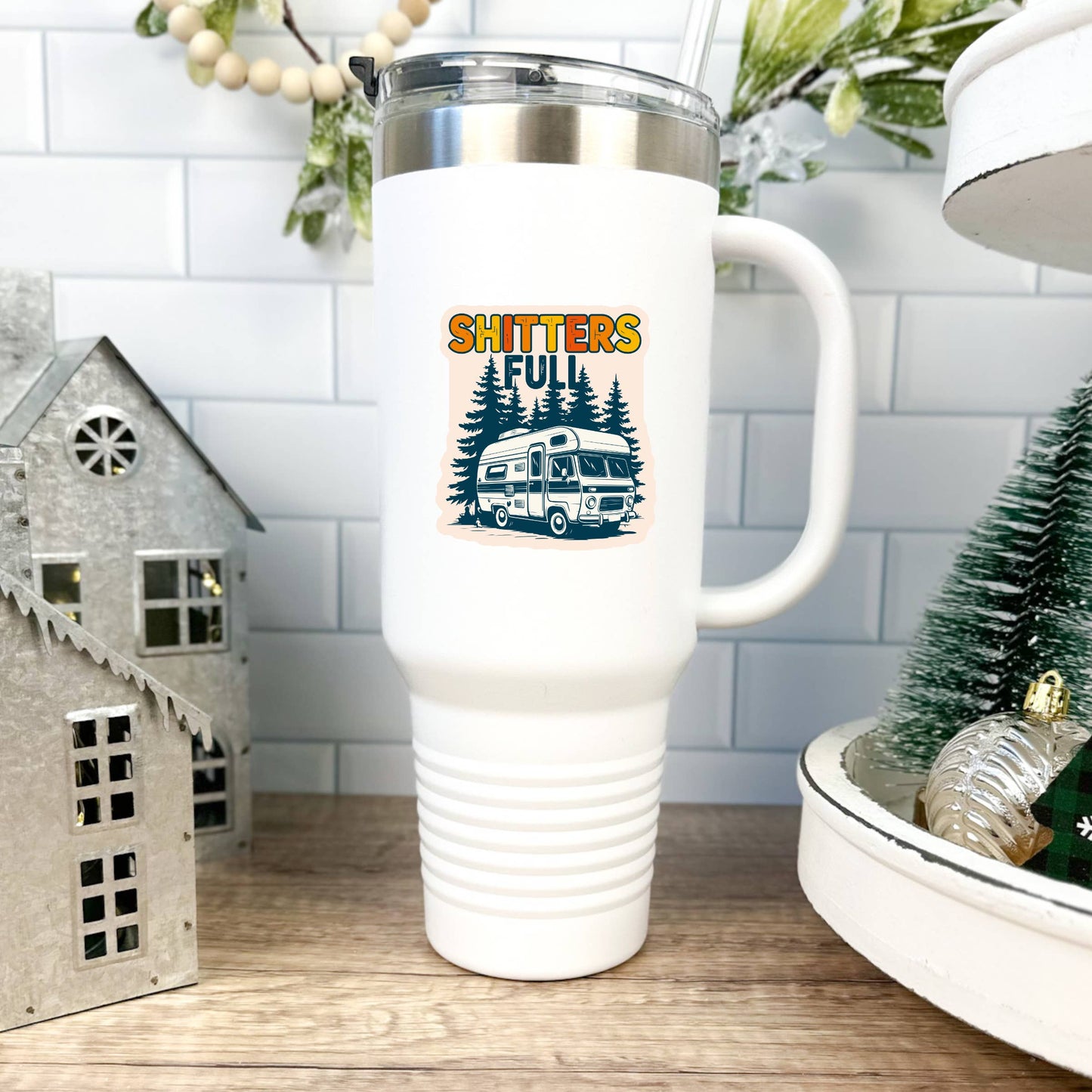Holiday Christmas 1980's Swear High Quality Vinyl Sticker