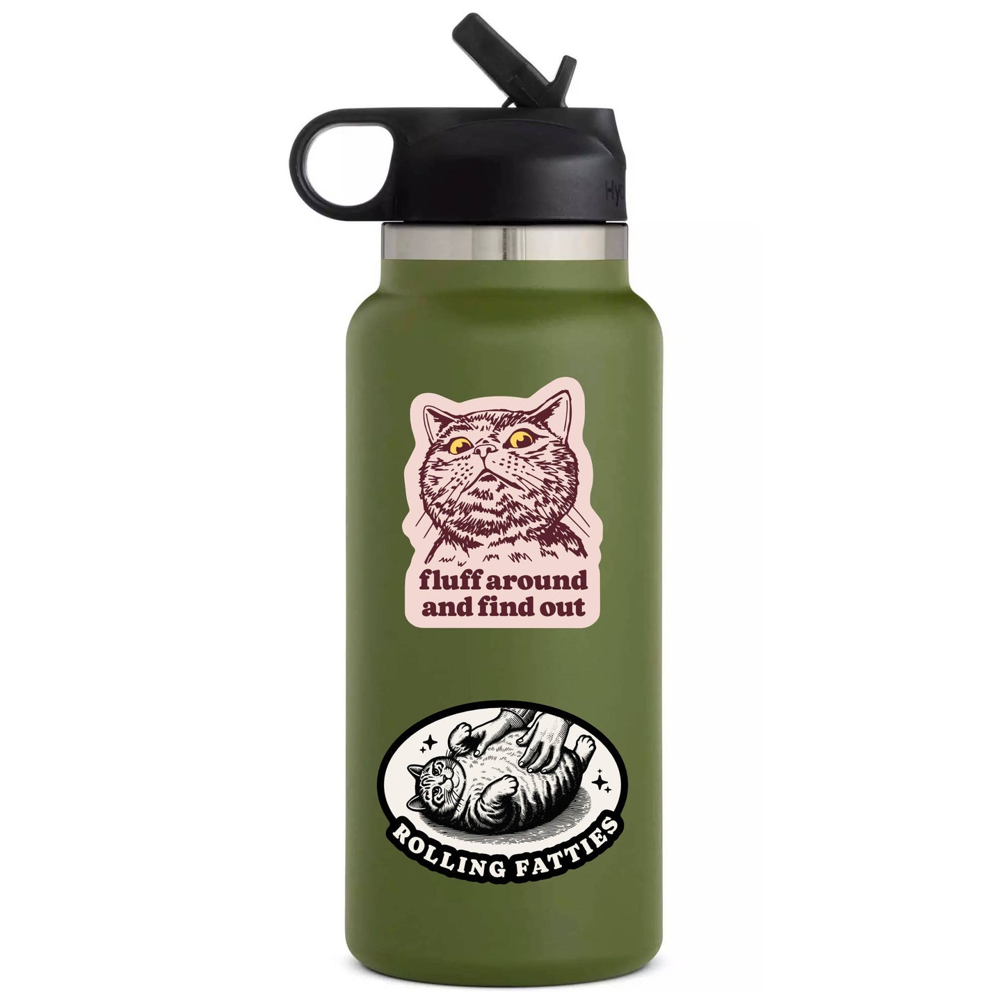Funny Kitty Cat Swear Humor High Quality Vinyl Sticker