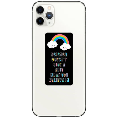 Science Doesn't Give a Shit Funny High Quality Vinyl Sticker