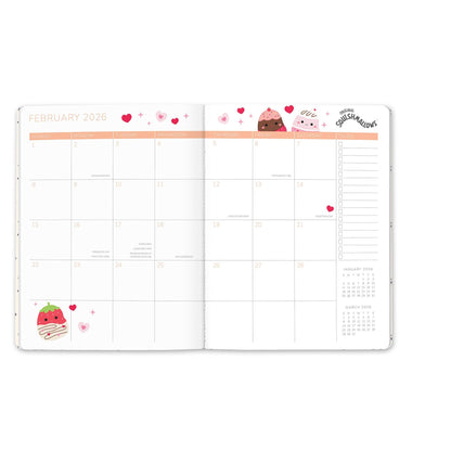 2026 Squishmallows Squish Squad Just Right Monthly Planner