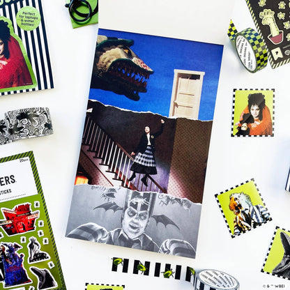 Beetlejuice Junk Journal Sticker Book