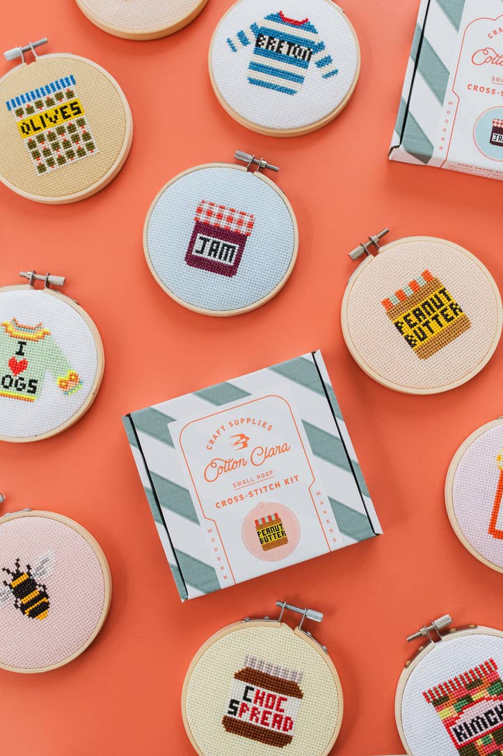 Aperol Cocktail Beginner Counted Cross Stitch Kit