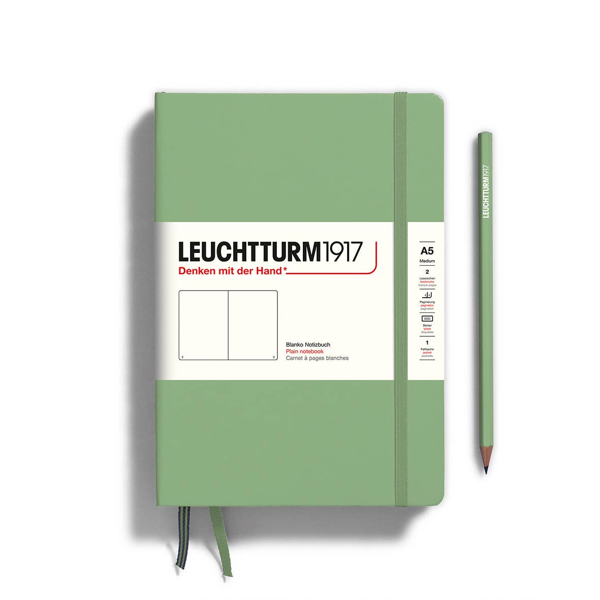 Notebooks - Medium (A5): Black / Hardcover / Dotted