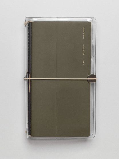 Clear Vinyl Travel Notebook Cover | A5 Slim