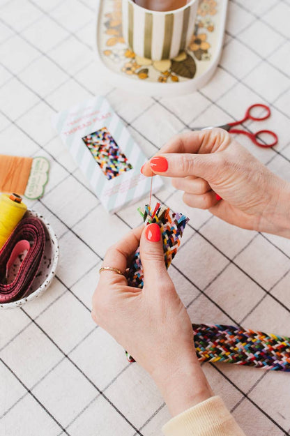Traditional Thread Plait for Mending