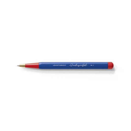 Bauhaus Edition - Drehgriffel Nr. 1 - Ballpoint Pen: Royal Blue / Red