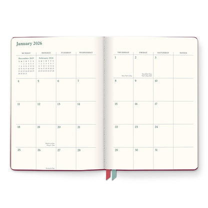 2026 As If Argyle Clara Clothbound Planner