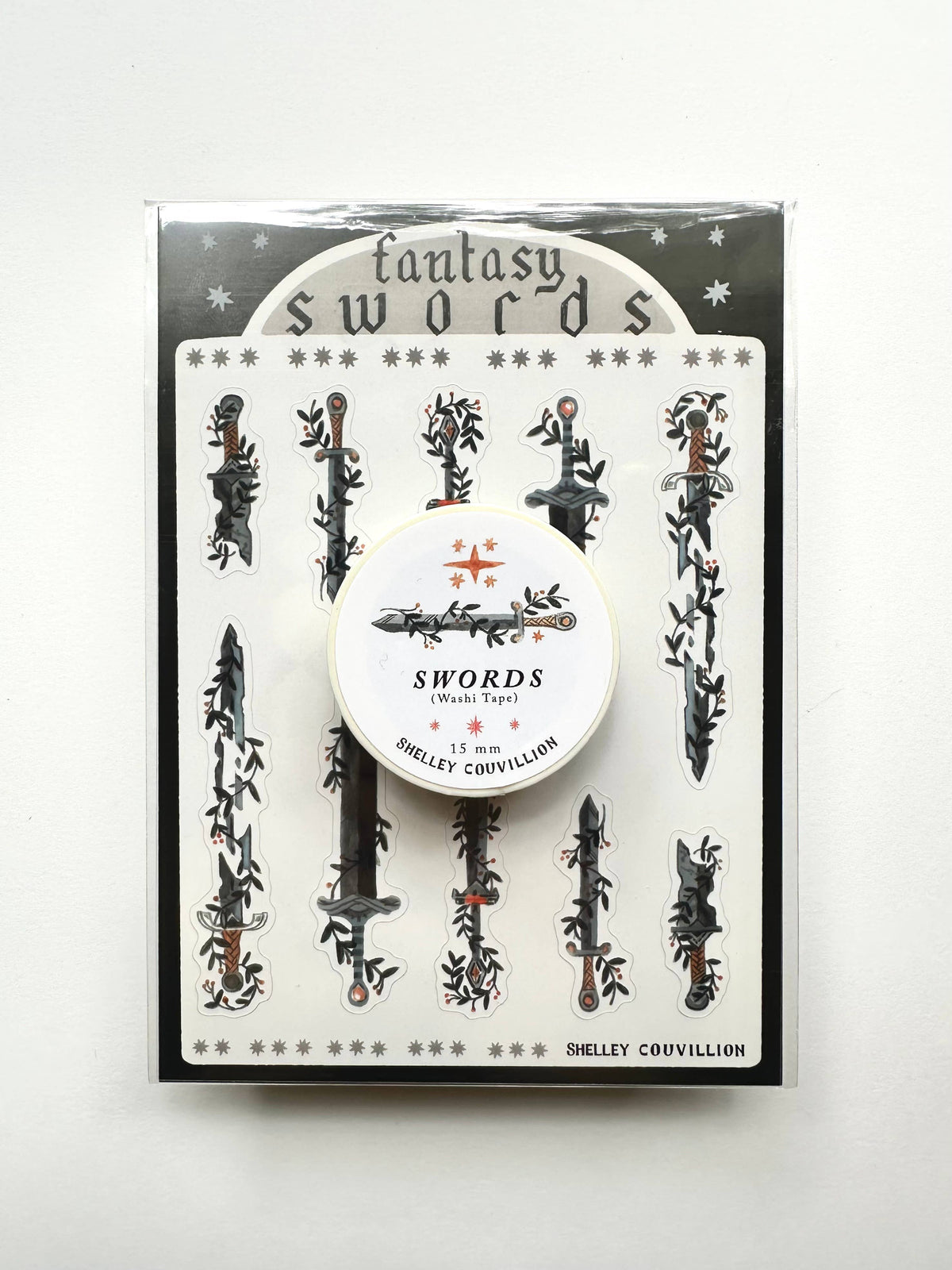 Fantasy Swords sticker sheet
