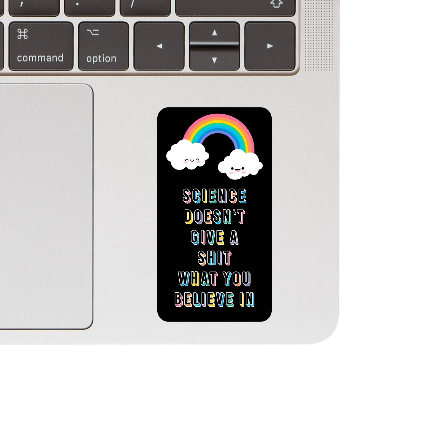 Science Doesn't Give a Shit Funny High Quality Vinyl Sticker
