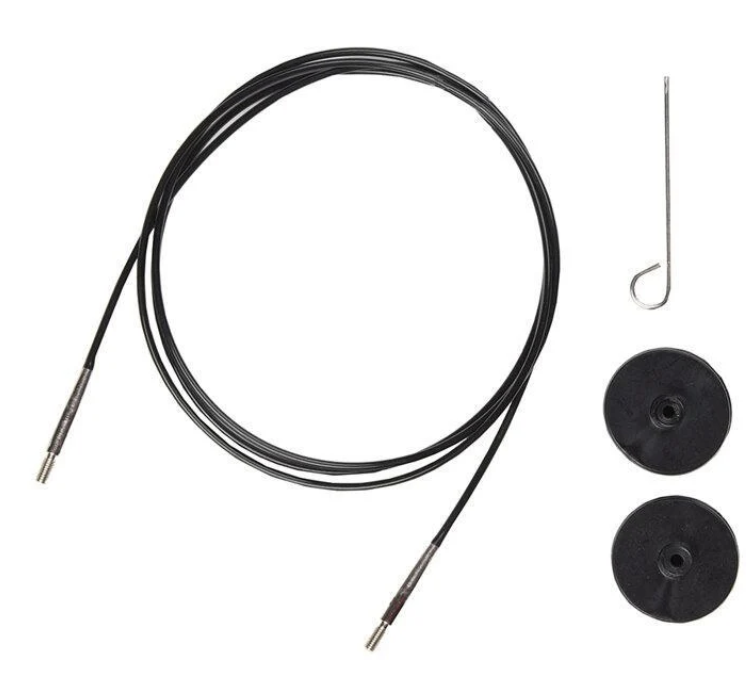 Lykke Black Interchageable Swivel Cord [ 5" IC tips]
