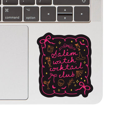 Halloween Fall Cocktail Witch Read High Quality Vinyl Stick