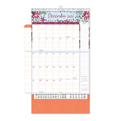 2026 Secret Garden DIA Wall Calendar