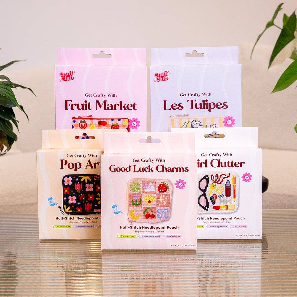 GOOD LUCK CHARMS | Needlepoint Pouch Kit