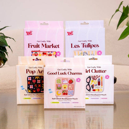 GOOD LUCK CHARMS | Needlepoint Pouch Kit