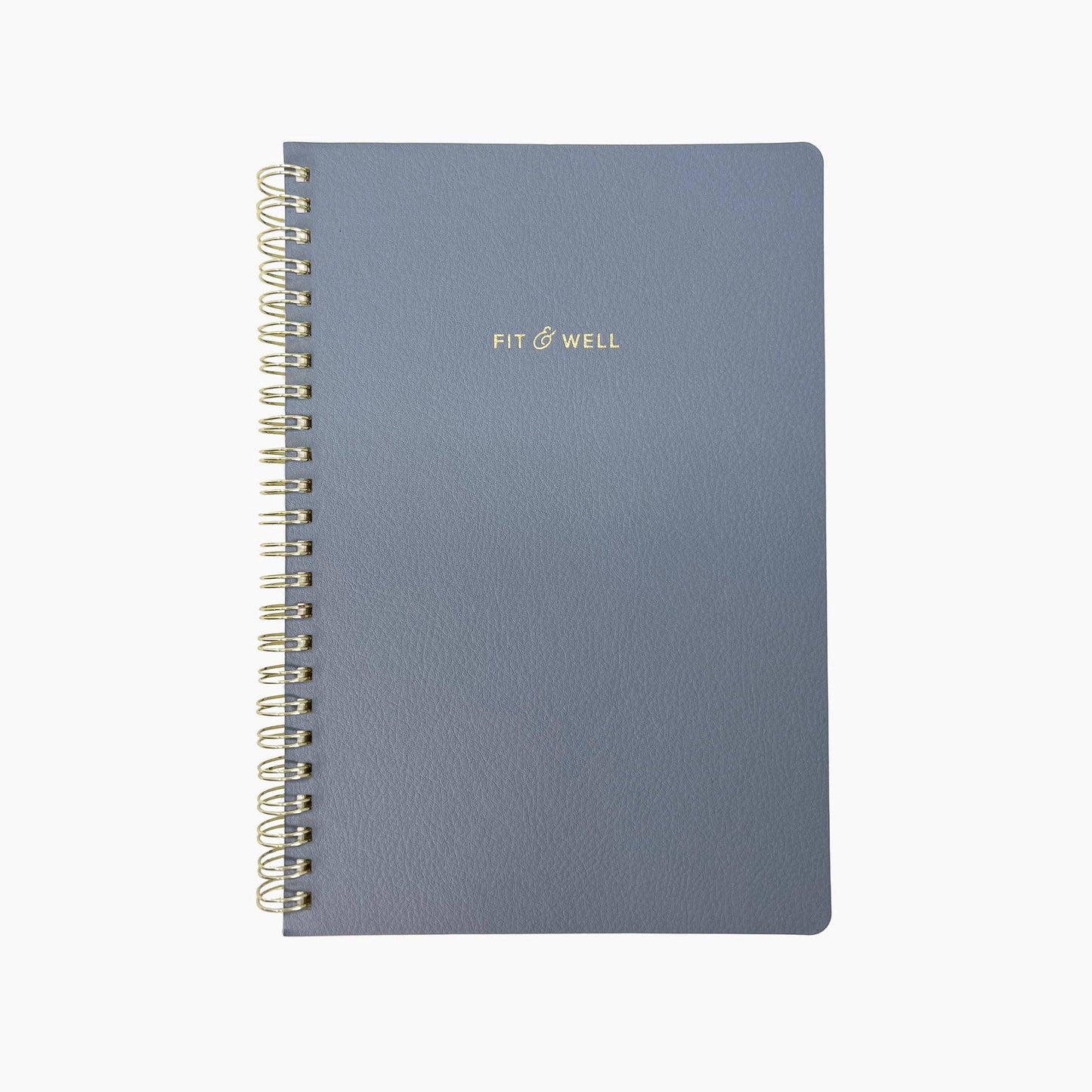 Fit & Well - Exercise Journal: Dusty Blue