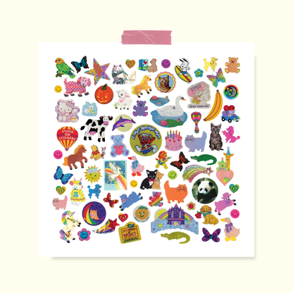 Sticker Collection Art Print