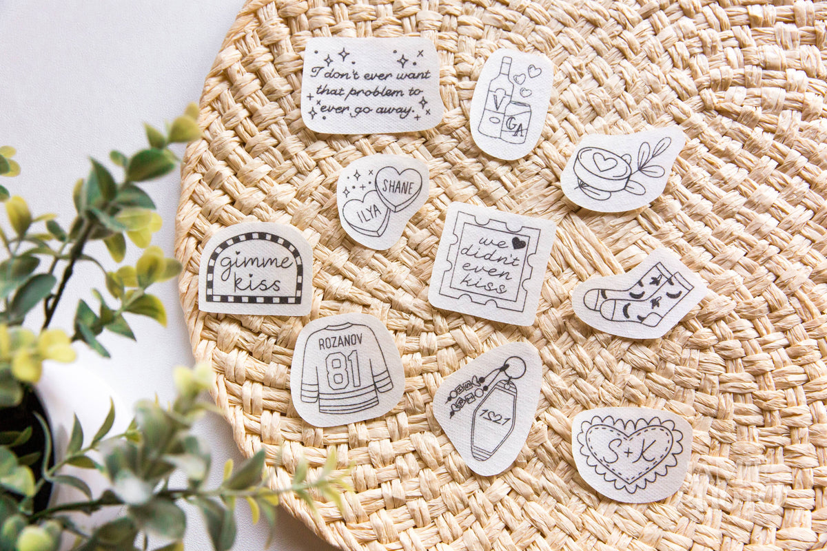 Queer Hockey Romance Embroidery Stick and Stitch Pack