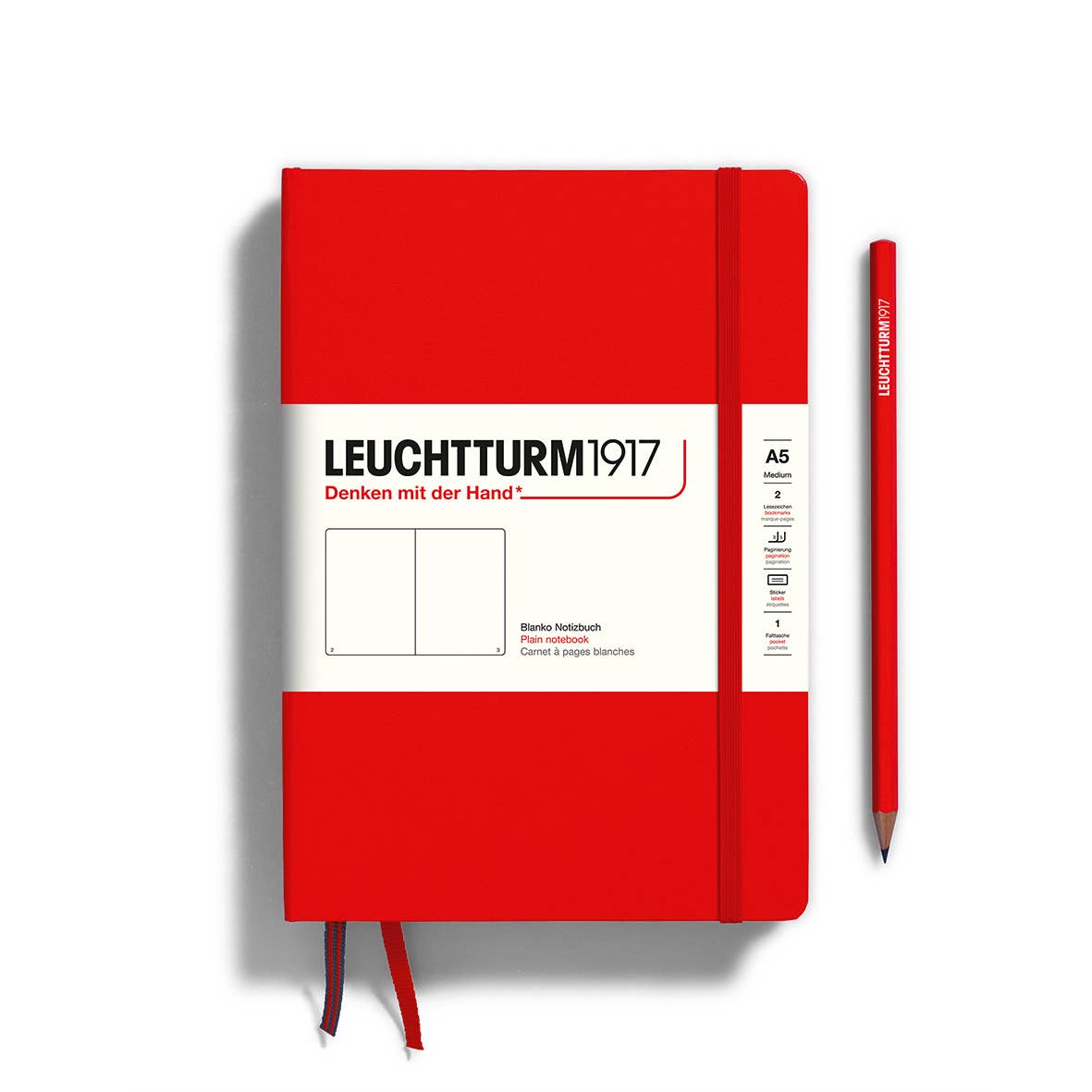 Notebooks - Medium (A5): Black / Hardcover / Dotted