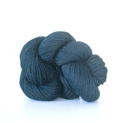 Mojave: Versatile sport/DK weight cotton/linen blend yarn: Black