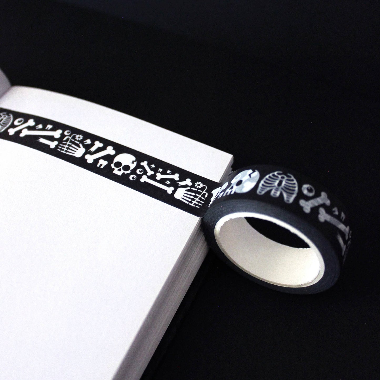 "Skeletal Grave" Spooky Skeleton Washi Tape