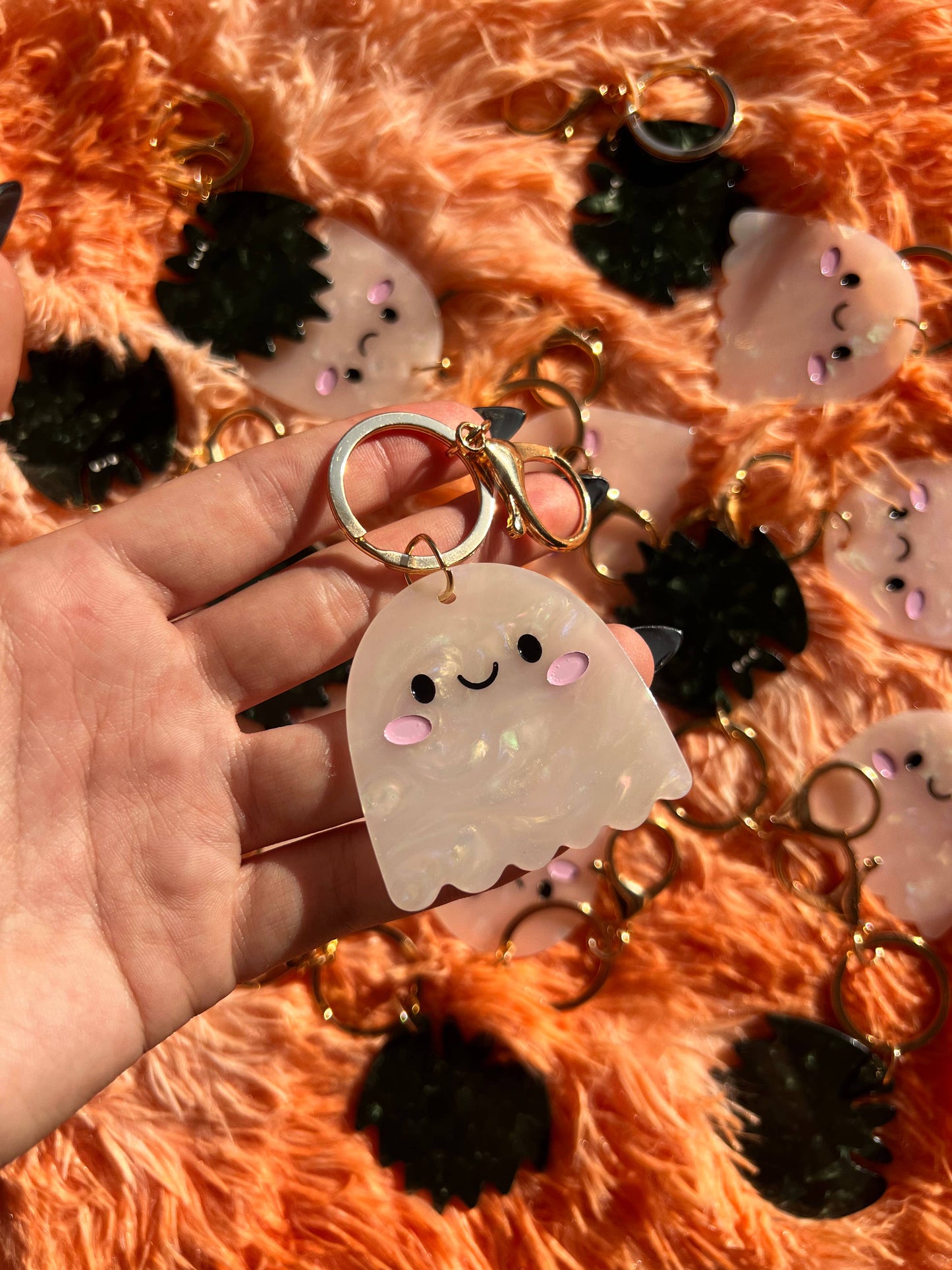 Ghostie Acrylic Keychain