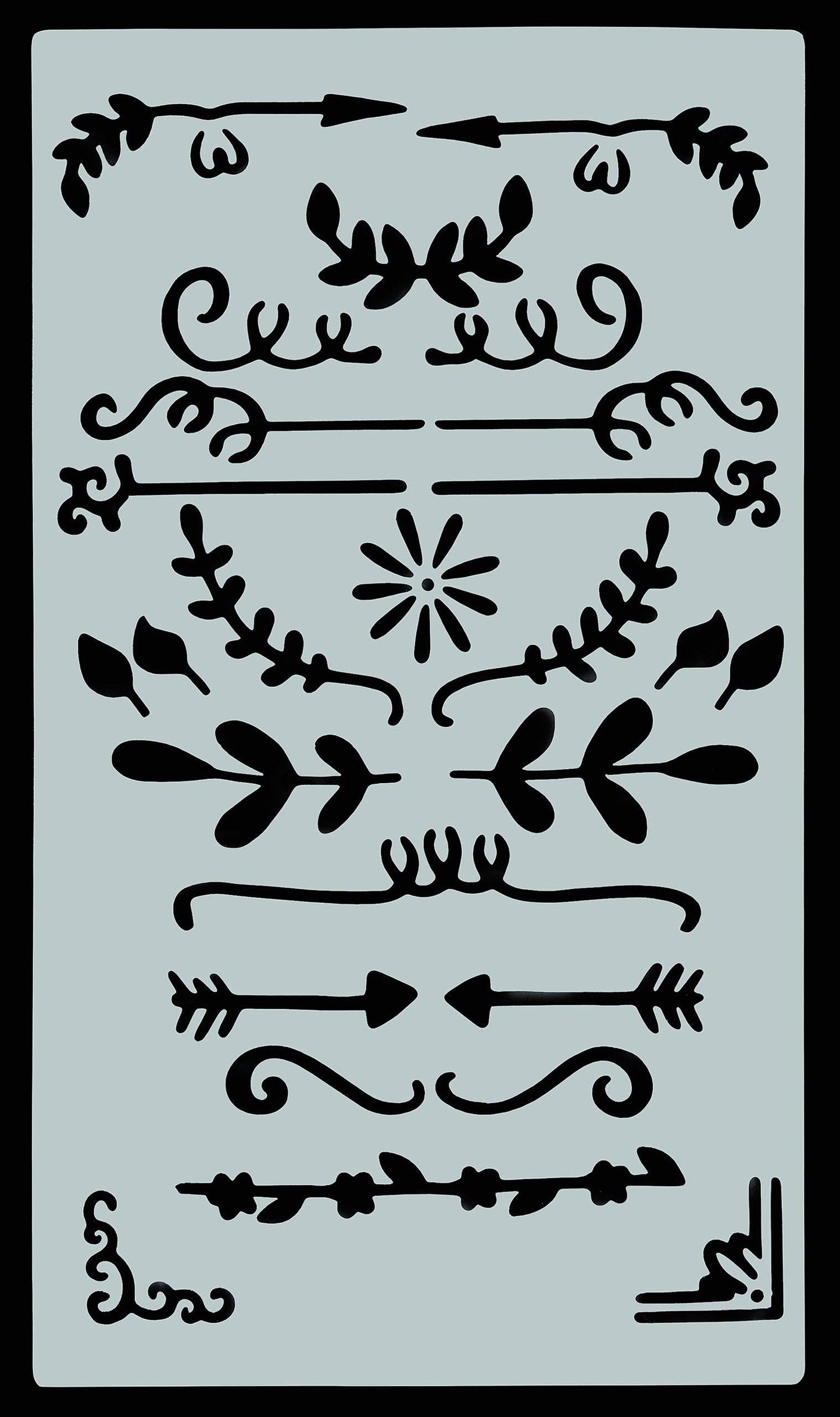 Essentials Dotted Journal Stencil Set,Essentials Dotted Journal Stencil Set
