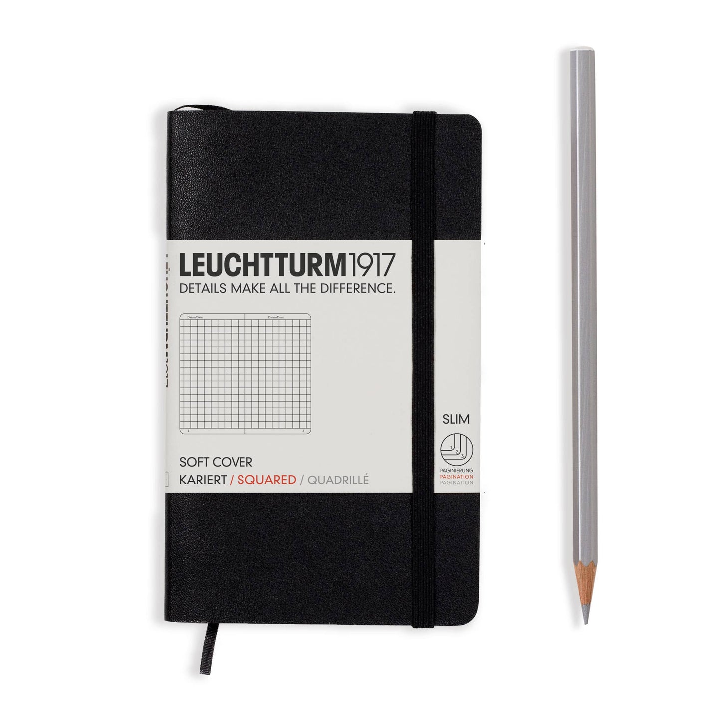 Notebooks - Pocket (A6): Stone Blue / Hardcover / Ruled