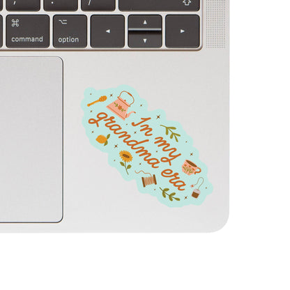 Funny Women Stitch Tea Knit High Quality Vinyl Sticker