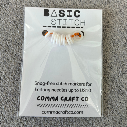 Basic Stitch Set - Neon Snag-Free Silicone Stitch Markers: Neon Green
