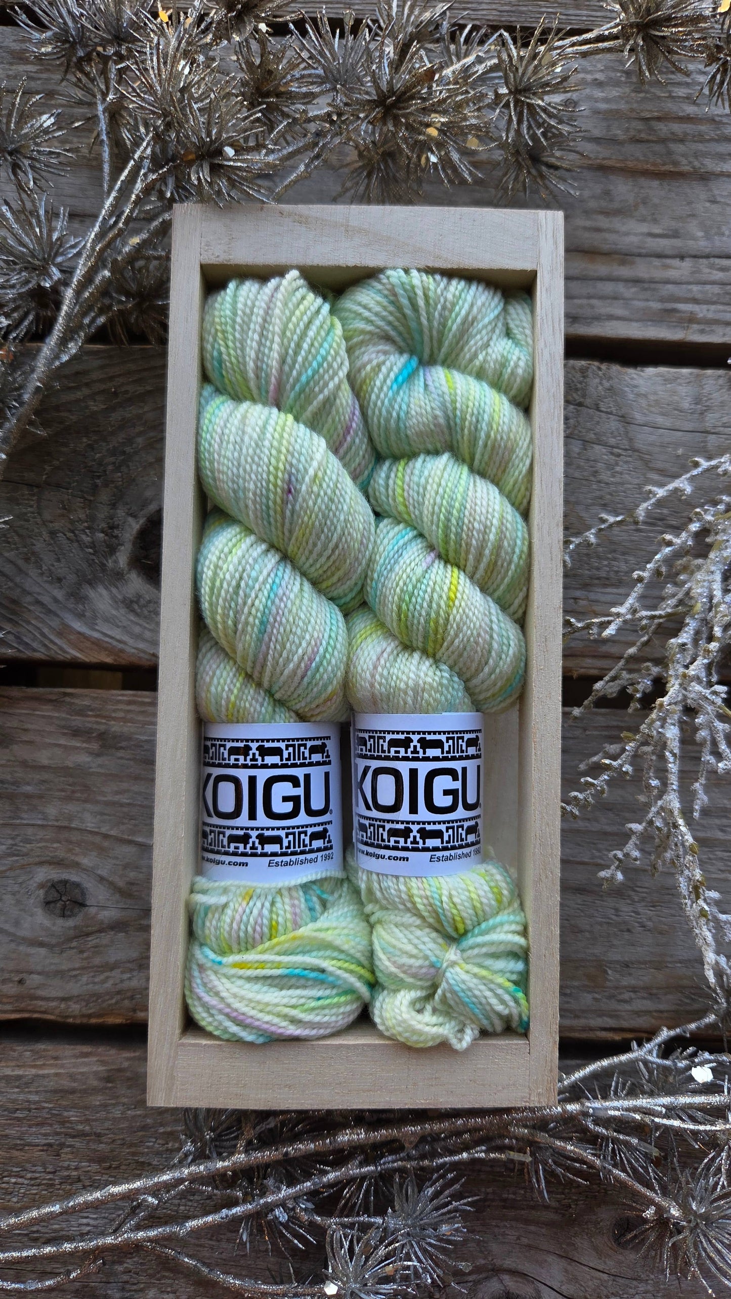Holiday Sock Crates: P490 - Winter Blues