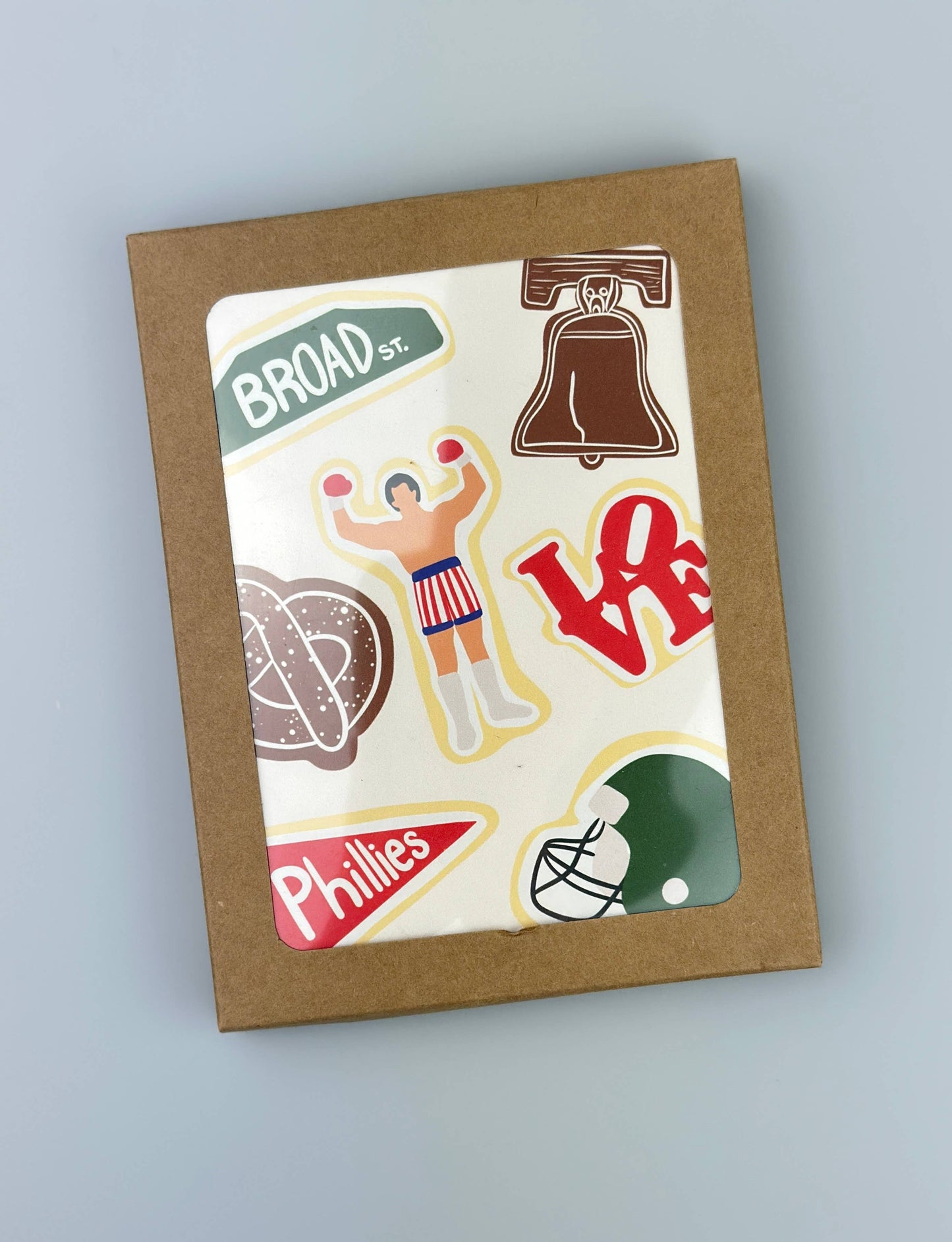 Philly Christmas Cookie Card Set (5 pack)
