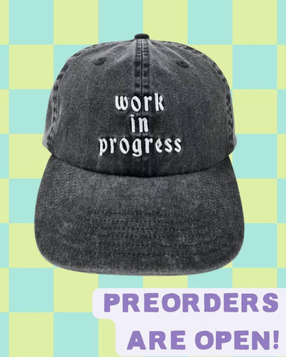 Embroidered Dad Hat - Work in Progress