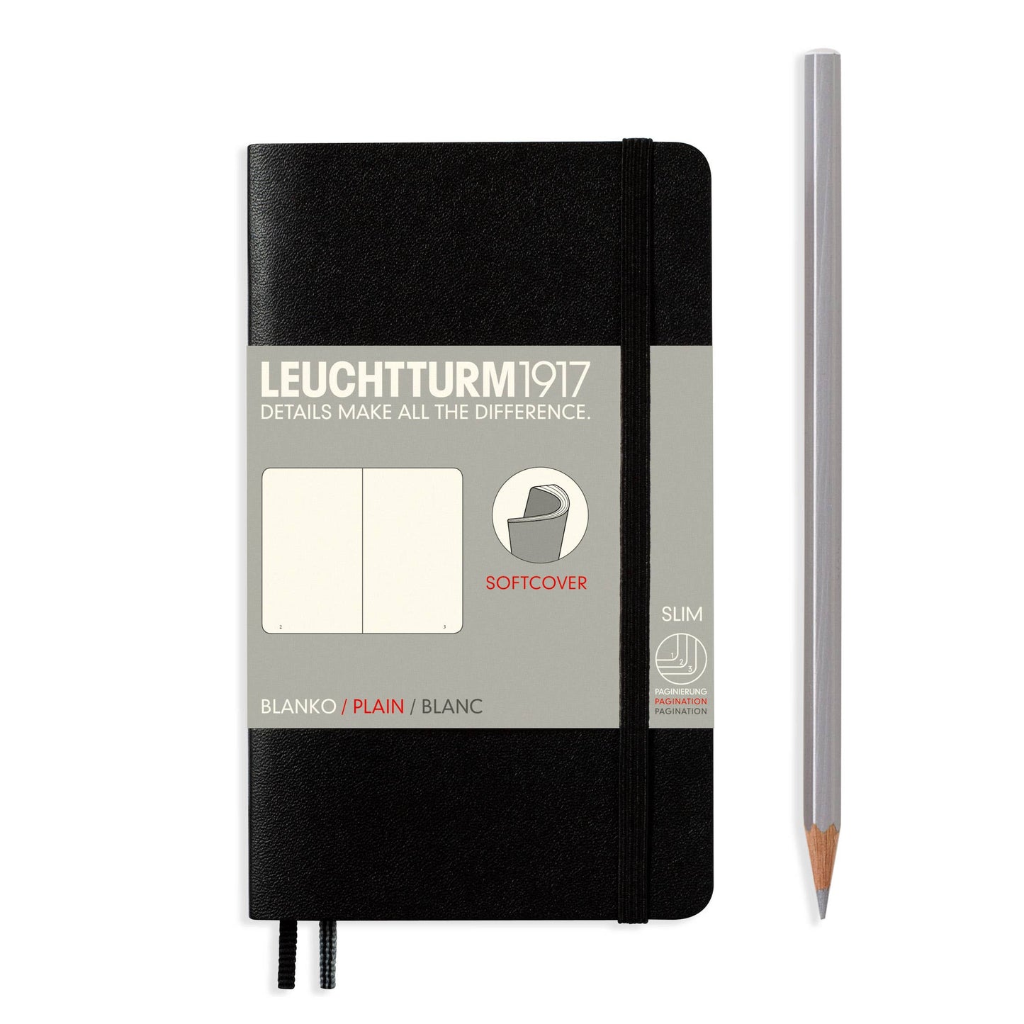 Notebooks - Pocket (A6): Stone Blue / Hardcover / Ruled