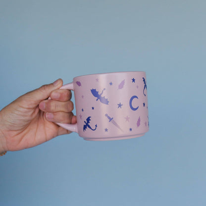 Romantasy Reader Large Ceramic Mug