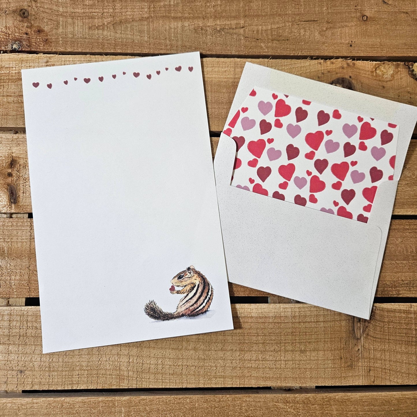 Chipmunk Kisses Letter Writing Set
