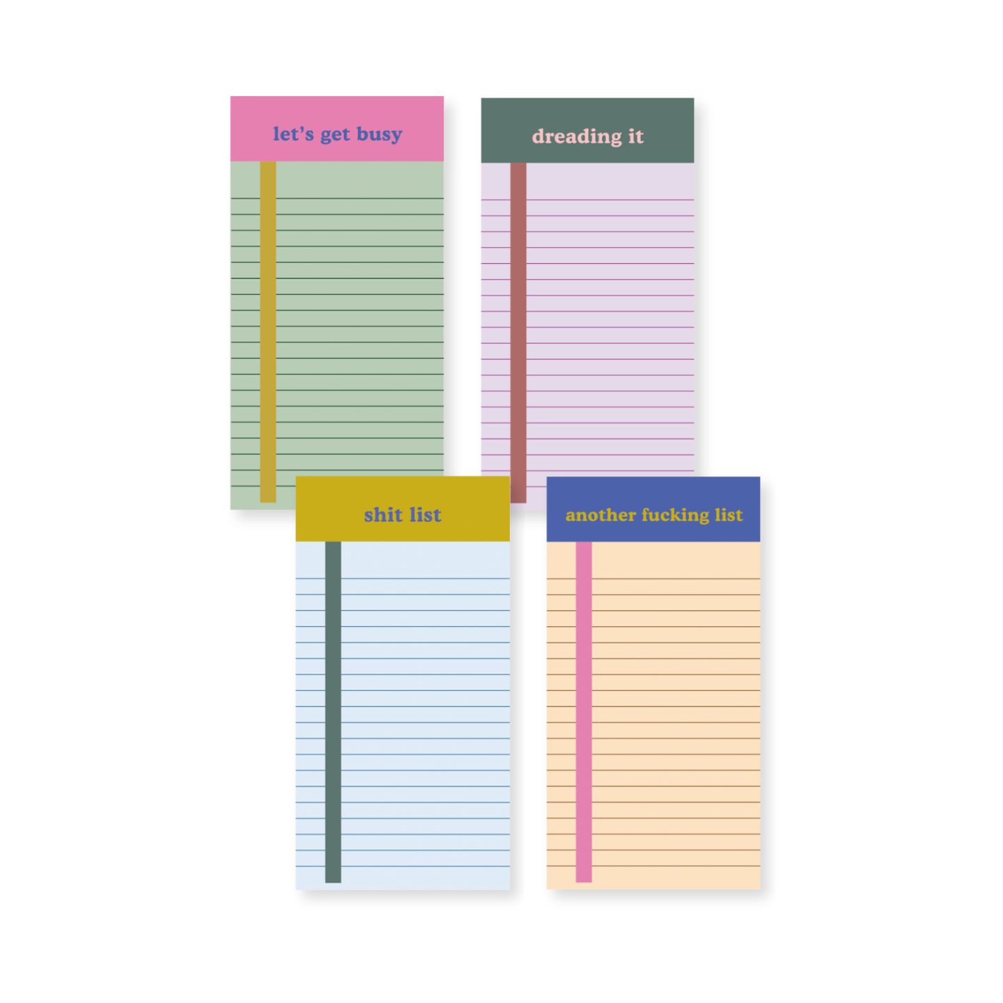 NEW! Tearaway Notepads - Extra Small: Shit List