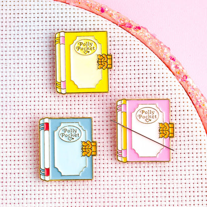 Polly Pocket Books Needle Minder Magnet: Pink Book