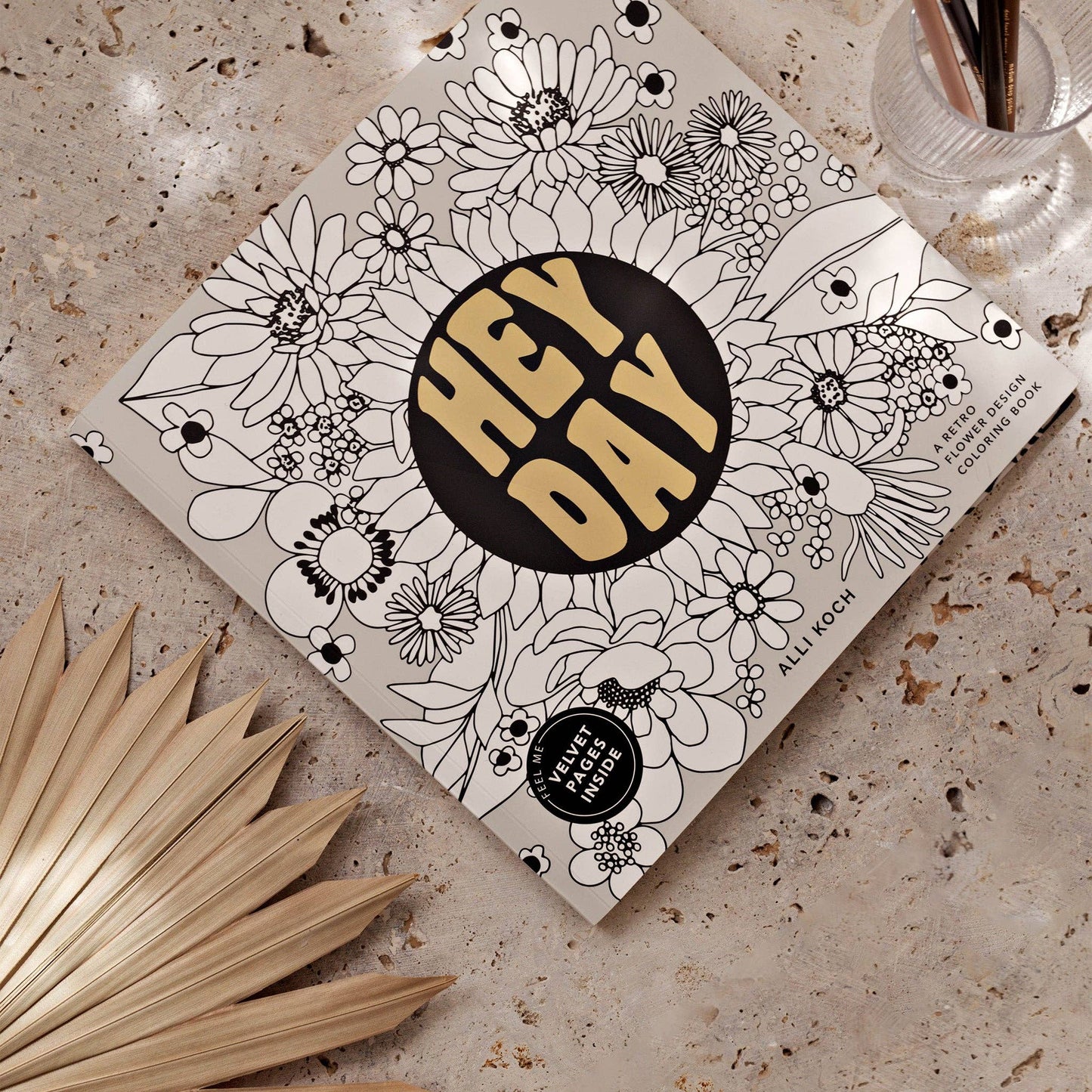 Heyday: A Retro Flower Design Coloring Book (Spring)