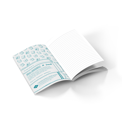 Modern Romance  Soft Touch Classic Layflat Notebook Journal
