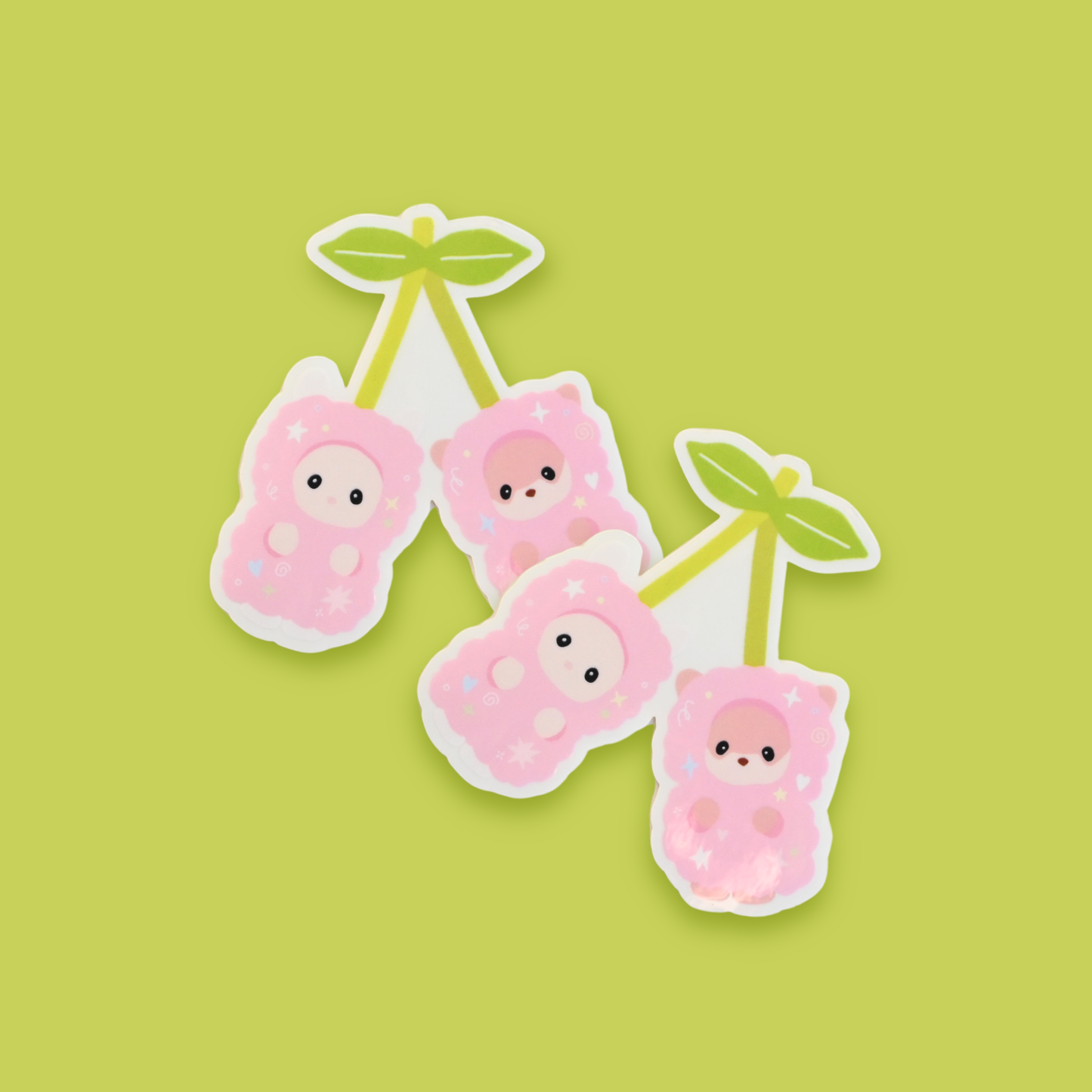Calico Cherry Stickers