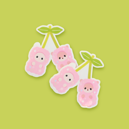 Calico Cherry Stickers